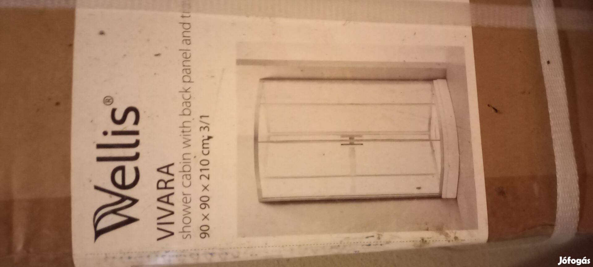 Wellis Vivara hátfalas zuhanykabin