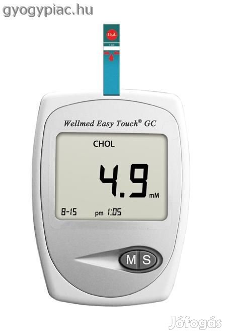 Wellmed Easy Touch ET GC Vércukor- és koleszterin mérő készülék