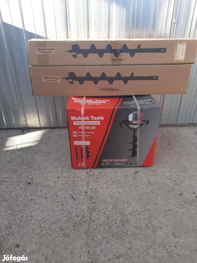Welnek Tools benzines talajfúró 73cc 6.3HP VK-00730