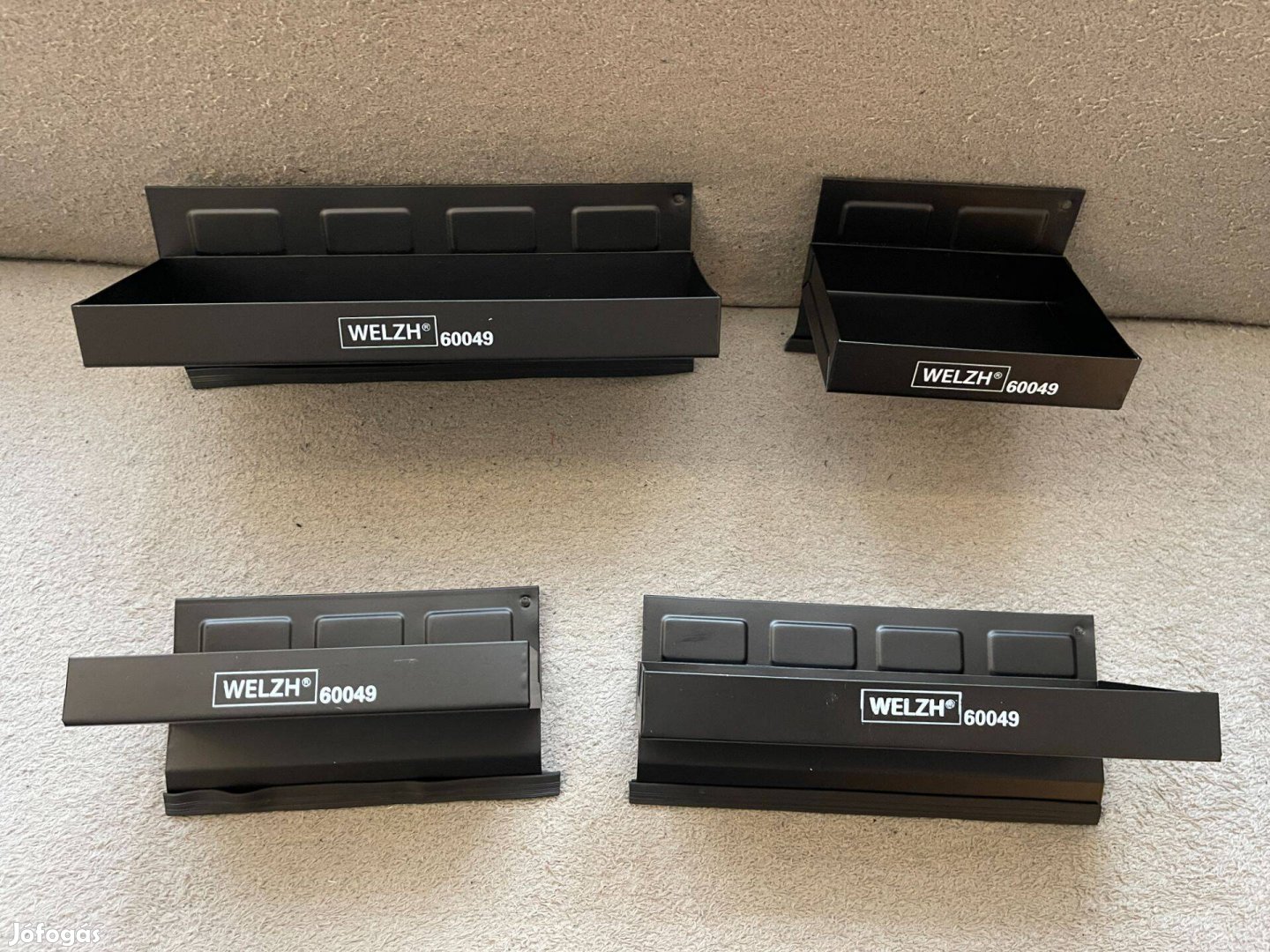 Welzh 4 részes Mágneses szerszámtartó polc készlet