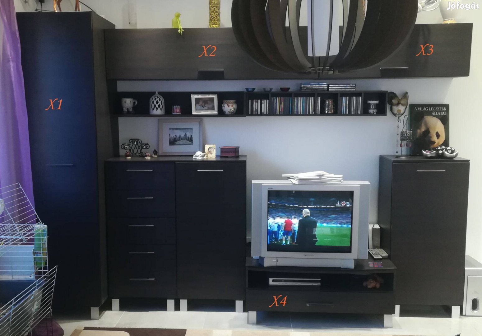 Wenge Szobabútor egyben vagy elemenként eladó