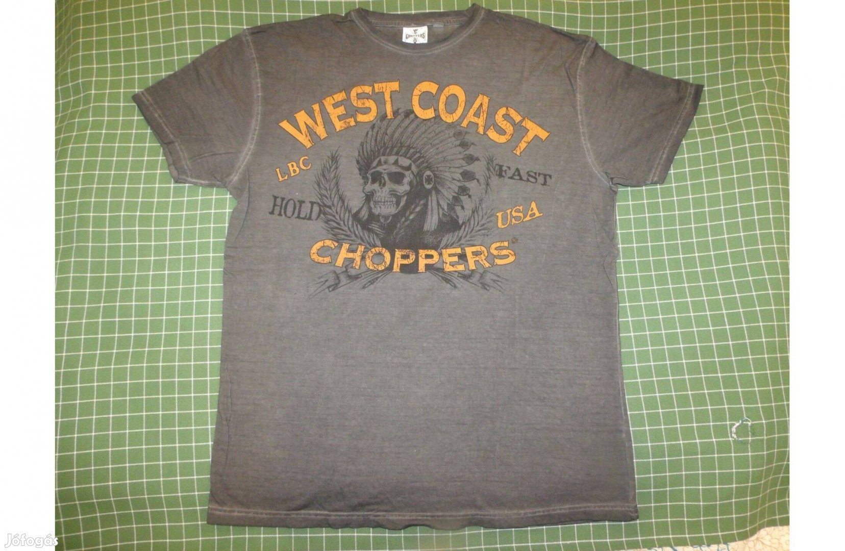 West Coast Choppers indiános motoros póló XL szélessége 60cm