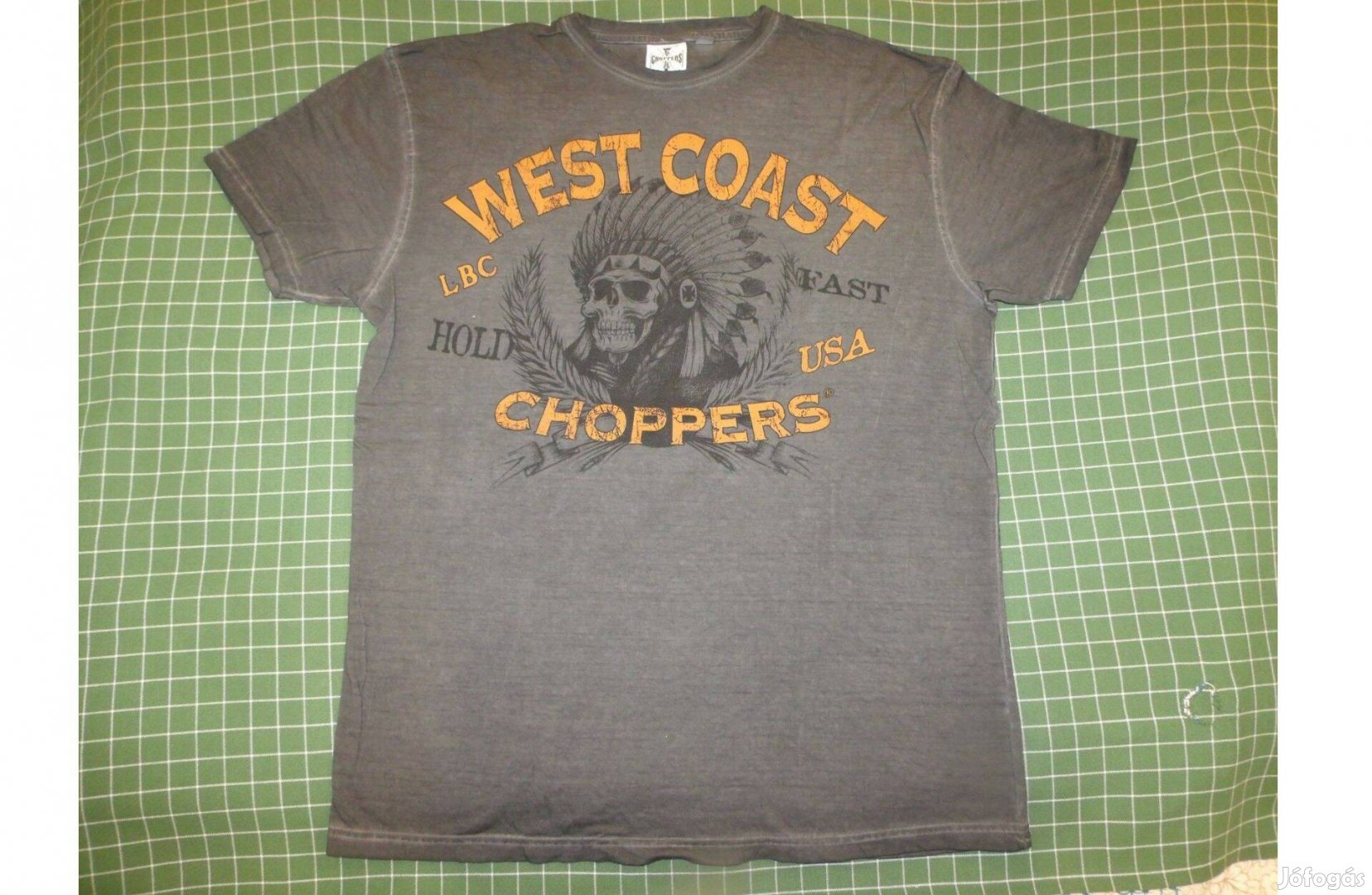 West Coast Choppers indiános motoros póló XL szélessége 60cm