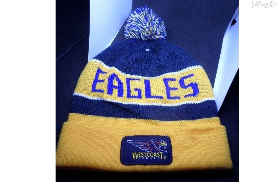 West Coast Eagles (eredeti) Új! unisex One size meleg téli sapka