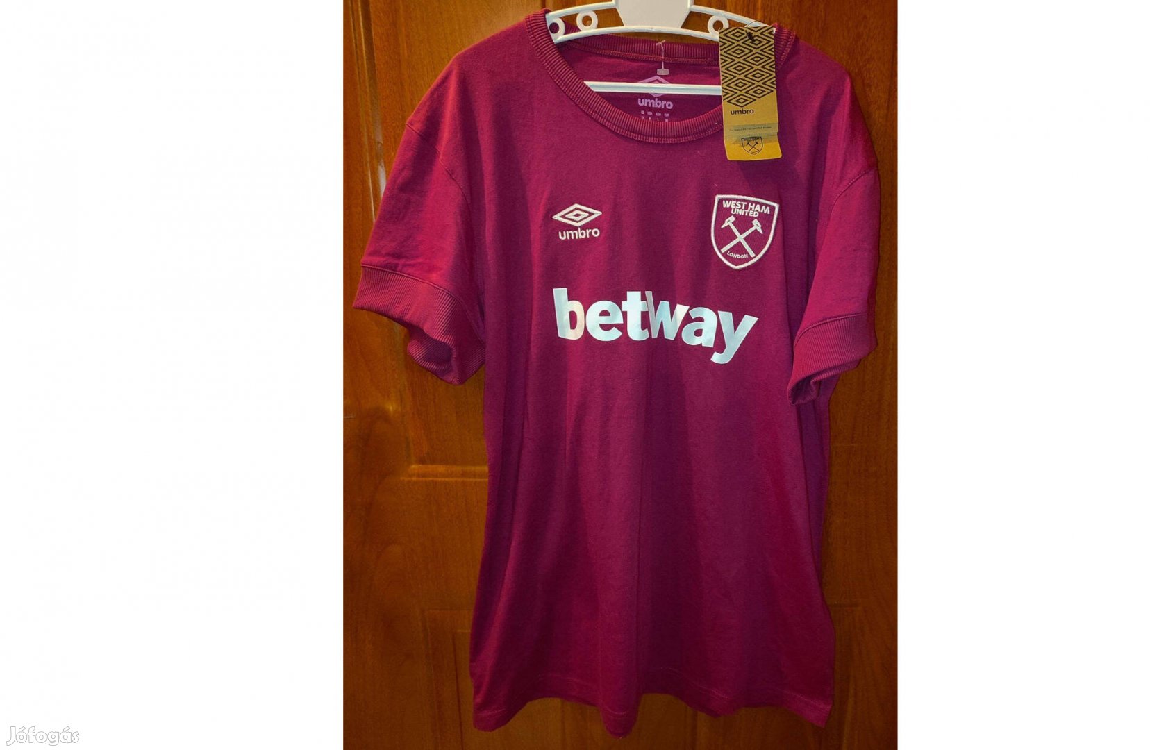 West Ham bordó eredeti Umbro póló (38)