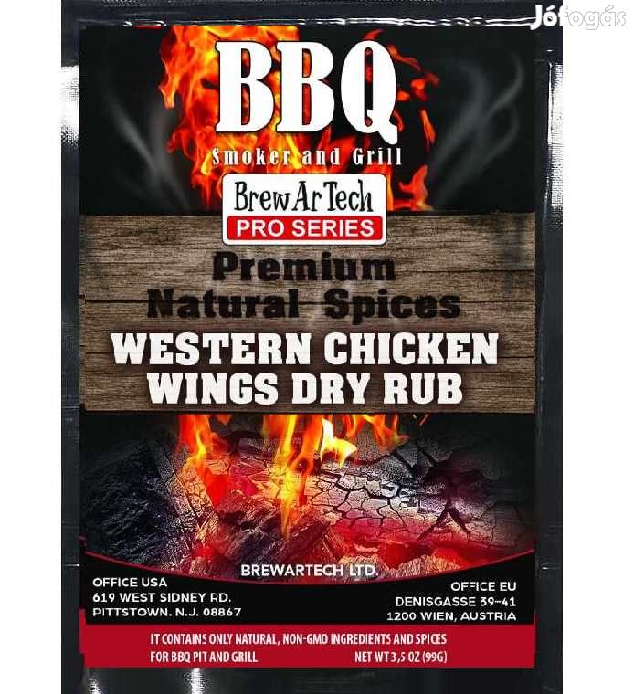 Western Chicken Wings Dry Rub fŰszerkeverék 100g  (3026)