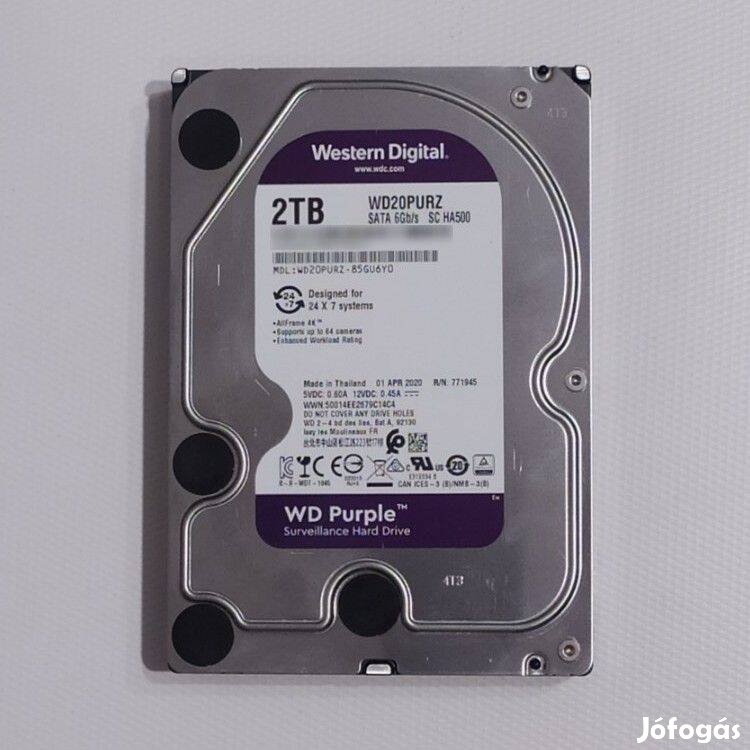 Western Digital Purple 2 Tb WD20Purz merevlemez