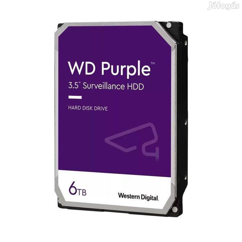 Western Digital Purple 6TB belső merevlemez 3, 5", 5400rpm, 64MB, SATA