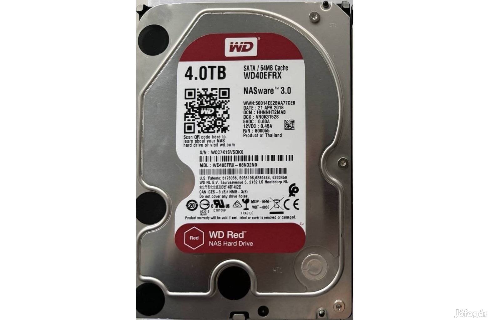 Western Digital Red 4 TB WD40Efrx