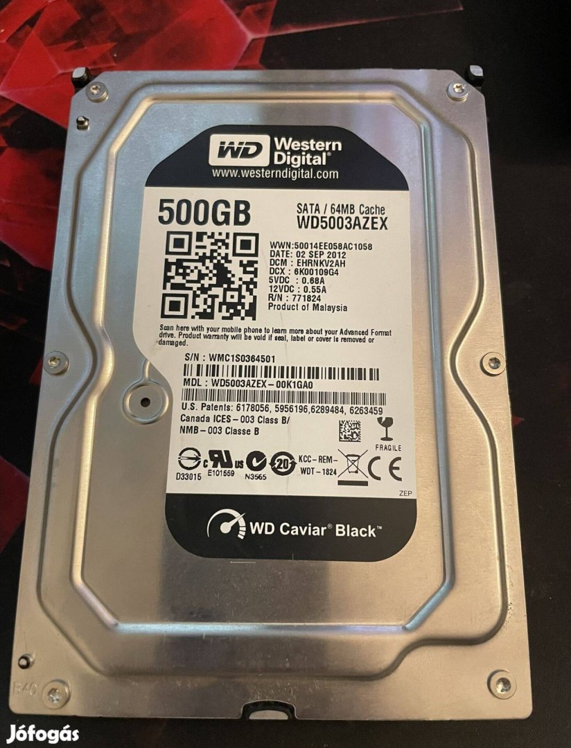 Western Digital WD Black 500GB 3.5"