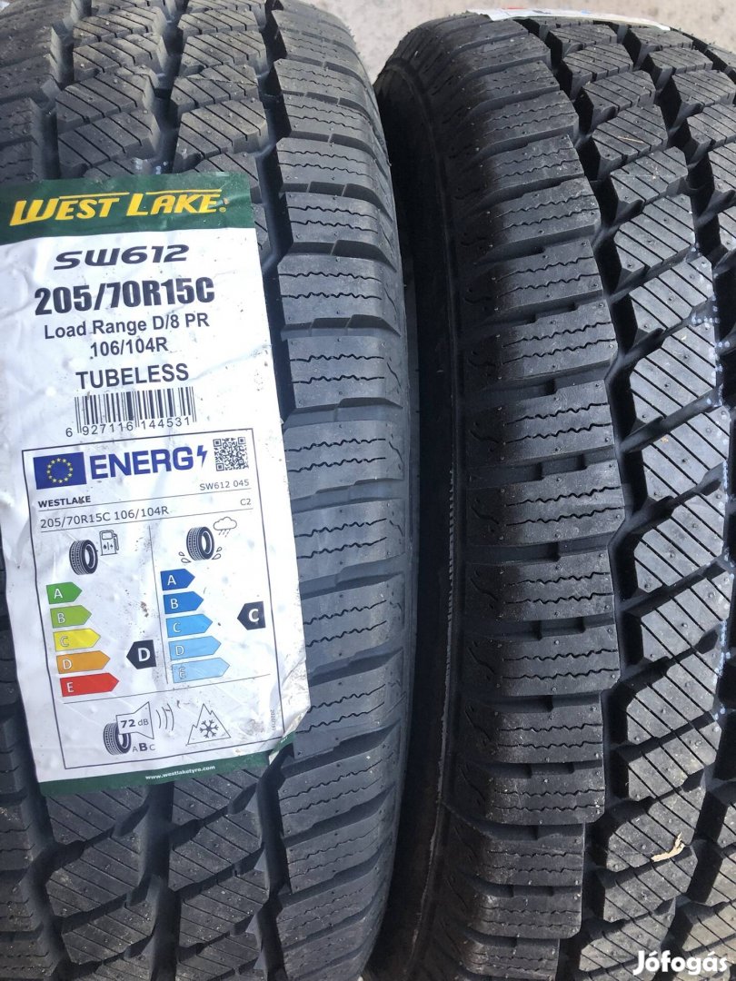 Westlake 205/70r15C 2db új téli gumi eladó