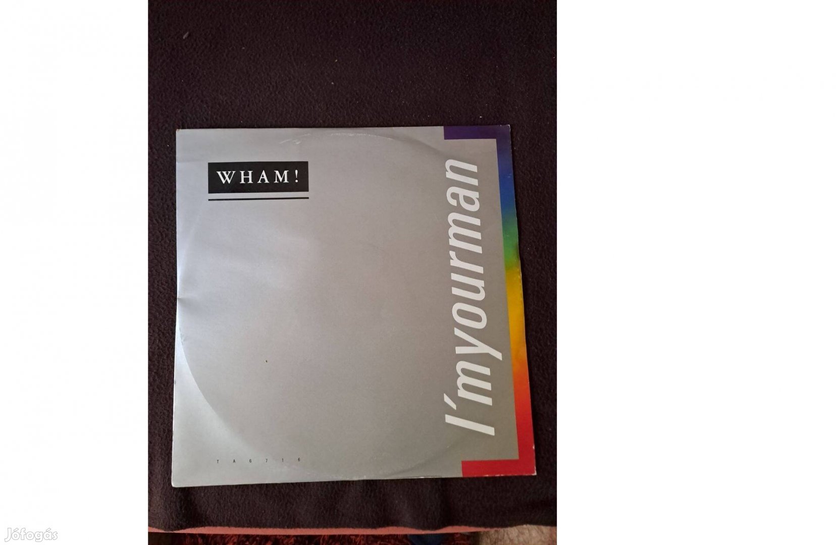 Wham! - I'm Your Man LP (dekorációnak)