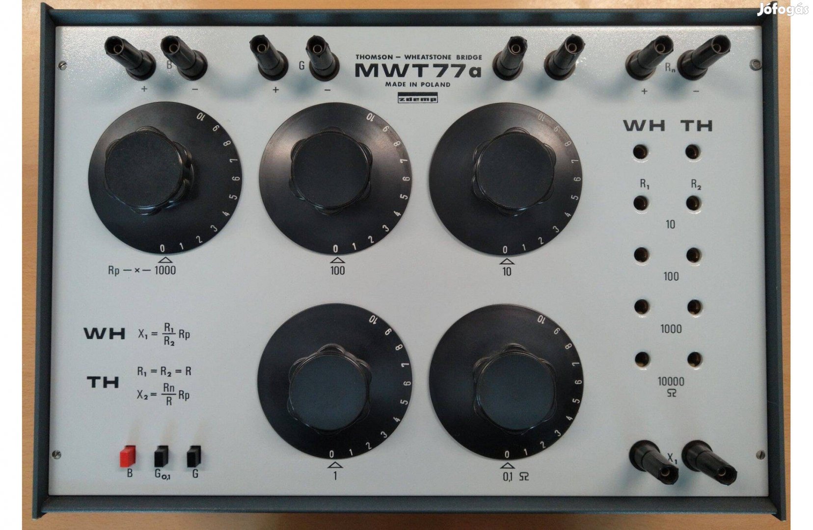 Wheatstone-híd, Thomson Mwt77a, használt műszer