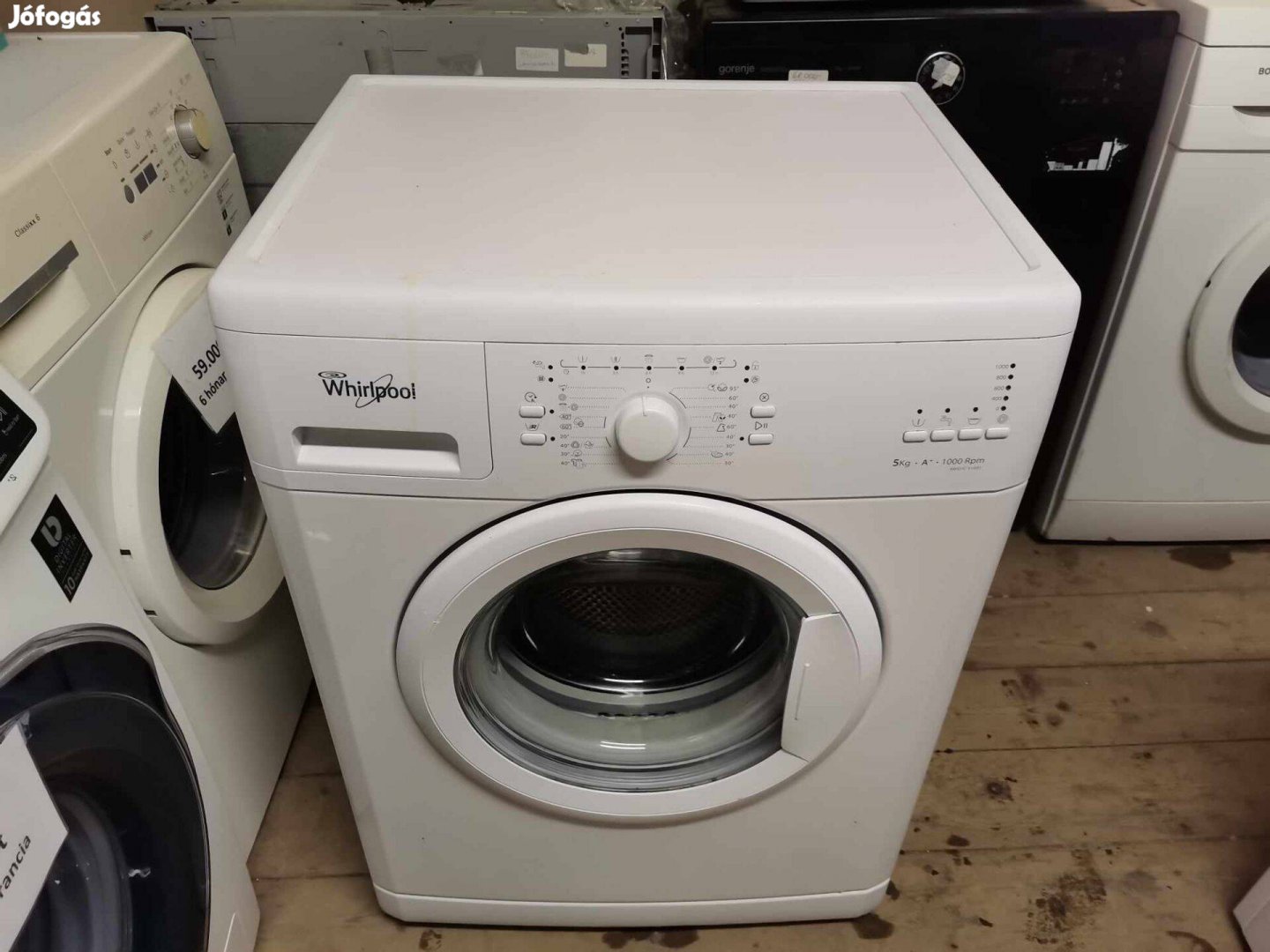 Whirlpool 5 kg mosógép 1000 centrifugával garanciával