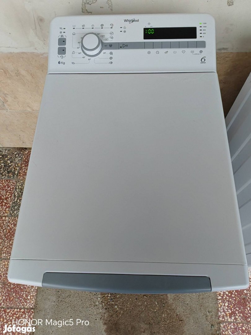 Whirlpool 6kg felültöltős mosógép 