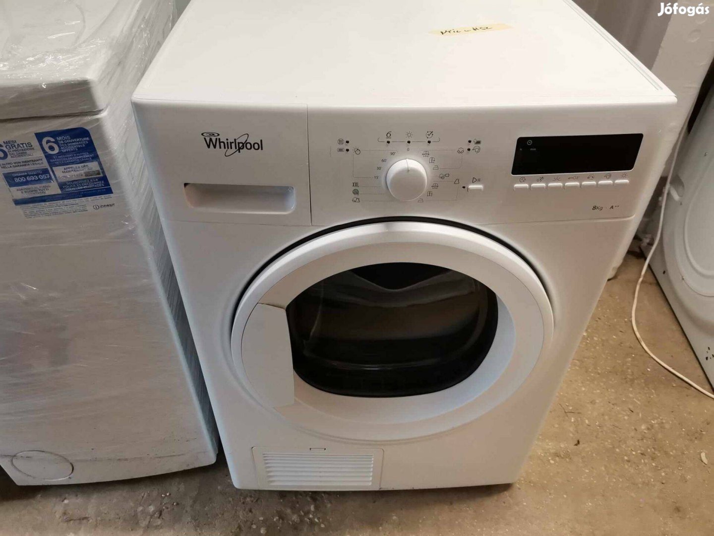 Whirlpool 8 kg hőszivattyús szárítógép garanciával eladó