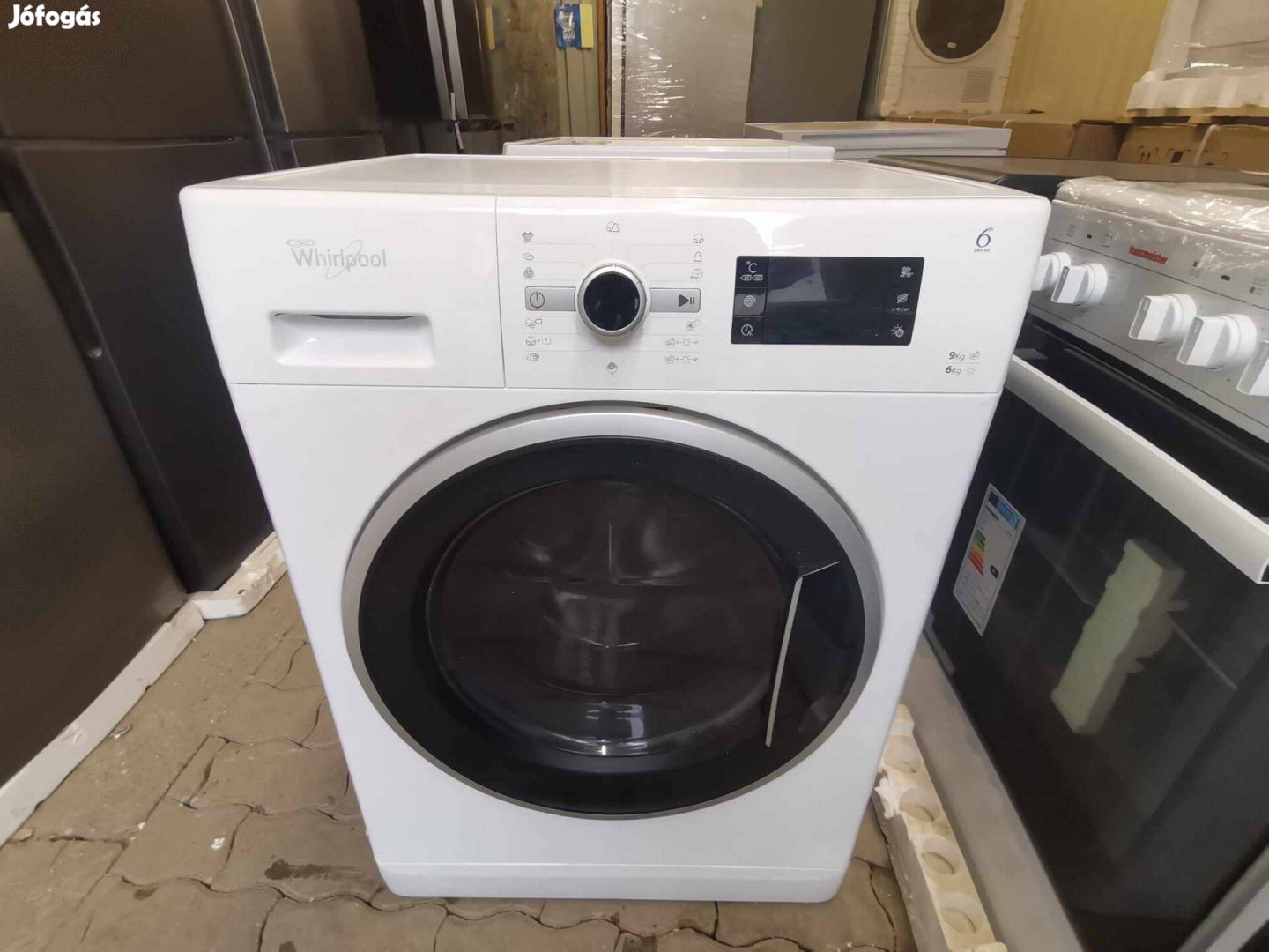 Whirlpool 9/ 8 kg mosó-szárítógép 6 hónap garanciával