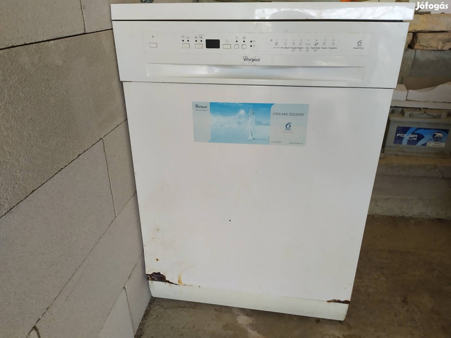 Whirlpool ADP8673 mosogatógép (szivárog)