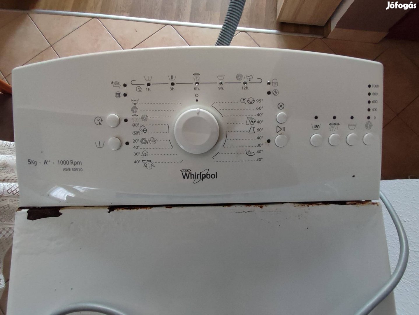 Whirlpool AWE50510 felültöltős mosógép eladó 