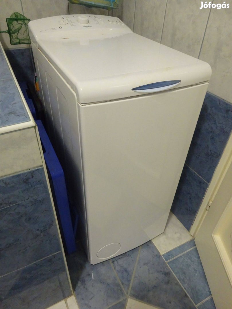 Whirlpool AWE 66610 felültöltős mosógép, jó állapotú eladó