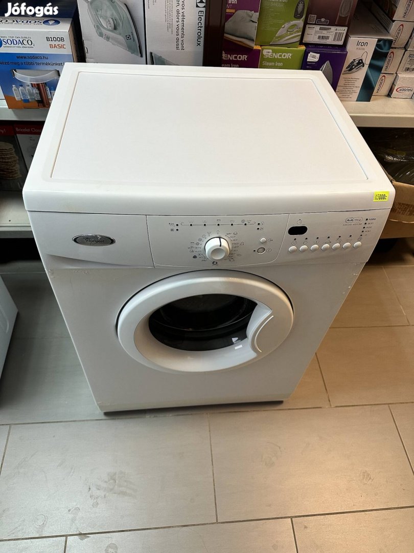 Whirlpool Awo/D 43136 elöltöltős mosógép 5kg 1000' centri