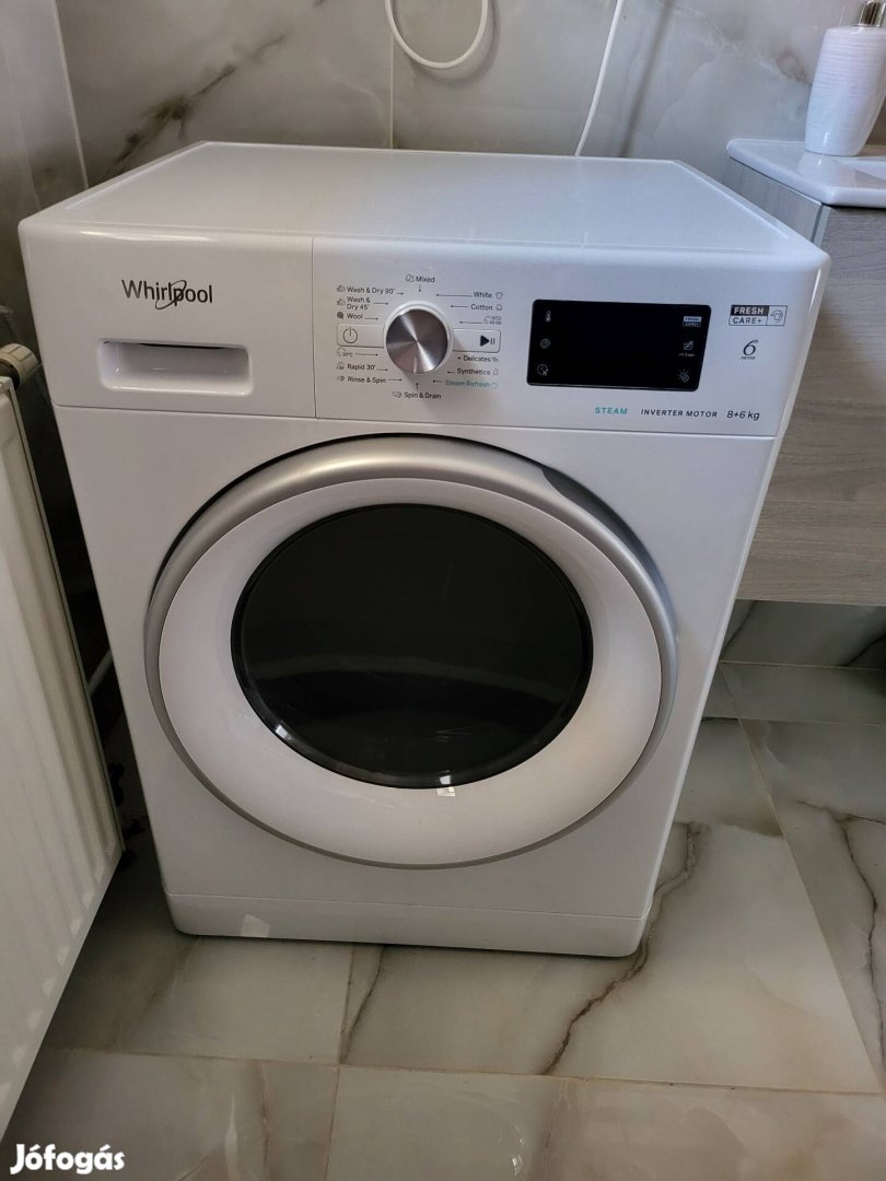 Whirlpool Ffwdb 864369 SV EE 6 hónapos mosó-szárítógép