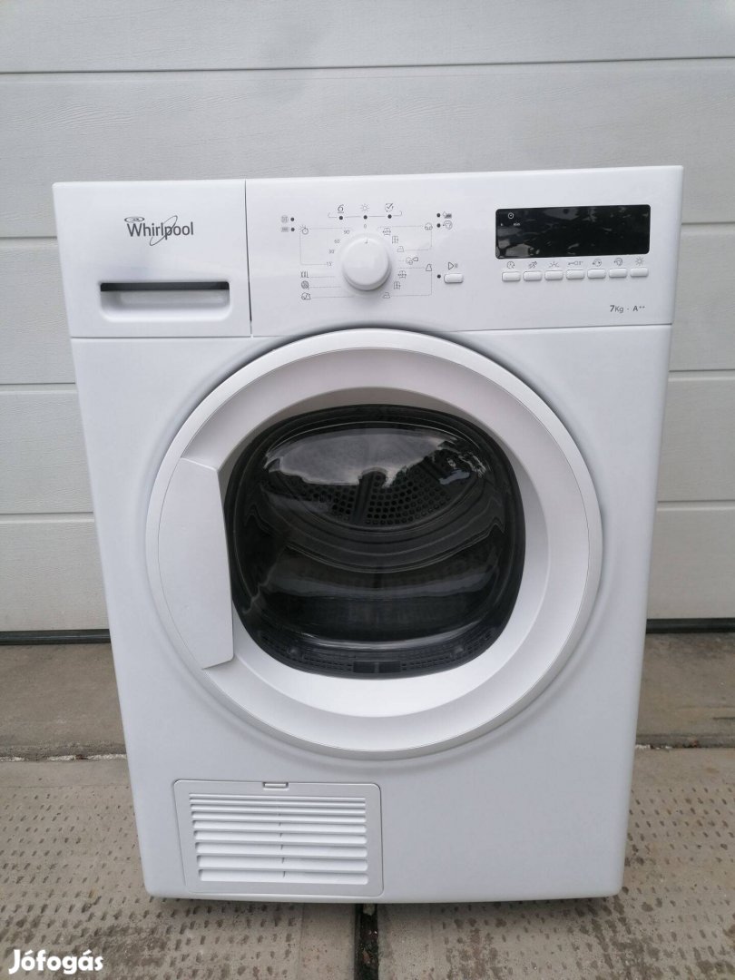 Whirlpool Hdlx 70410 hőszivattyús szárítógép 7kg A++ 6 hónap garancia