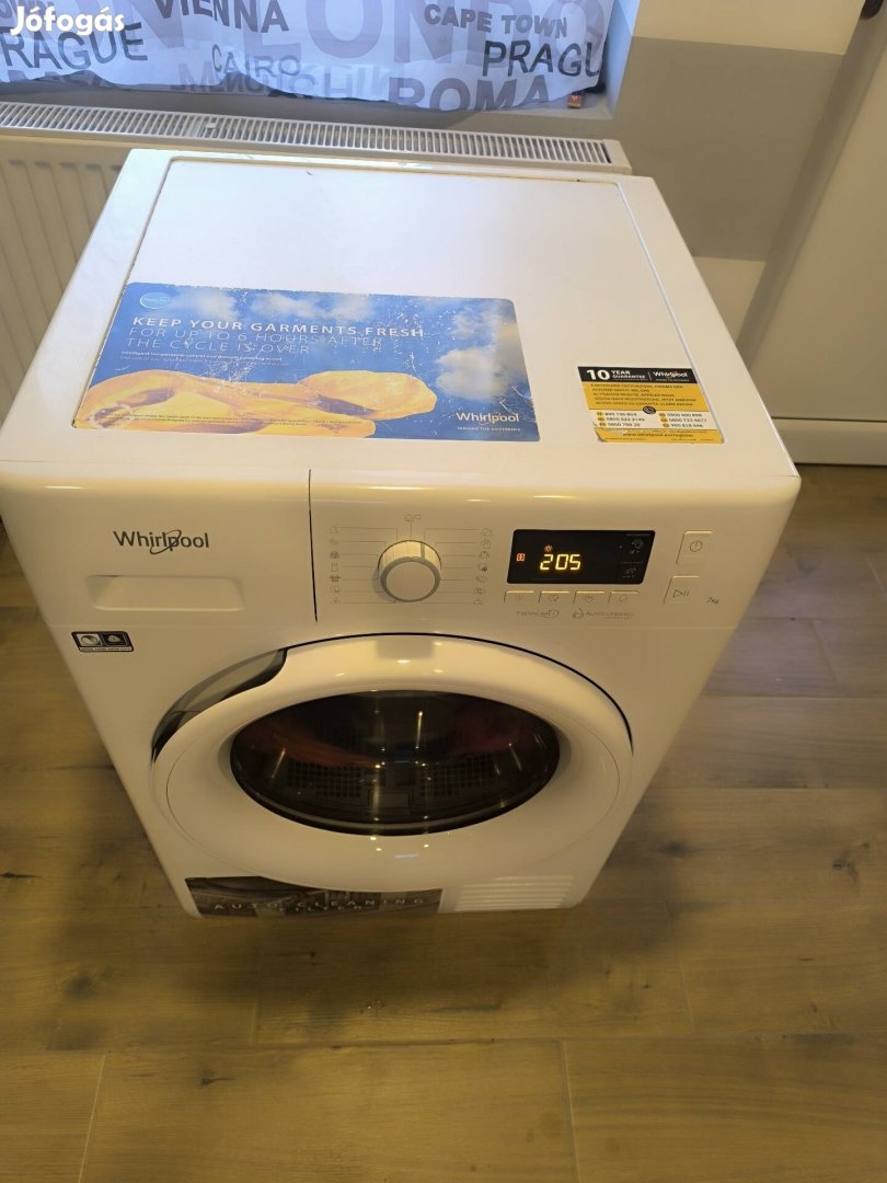 Whirlpool Hőszivattyús szárítógép A++ 7 kg