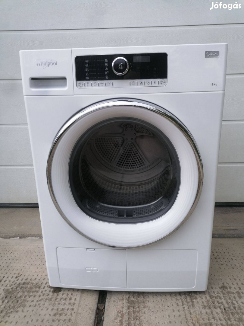 Whirlpool Hscx 90420 hőszivattyús szárítógép 9kg A++ 6 hónap garancia