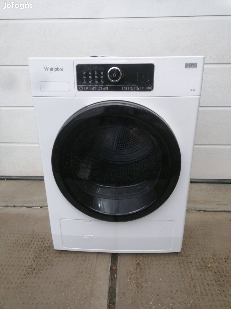 Whirlpool Hscx 90430 hőszivattyús szárítógép 9kg A++ 6 hónap garancia