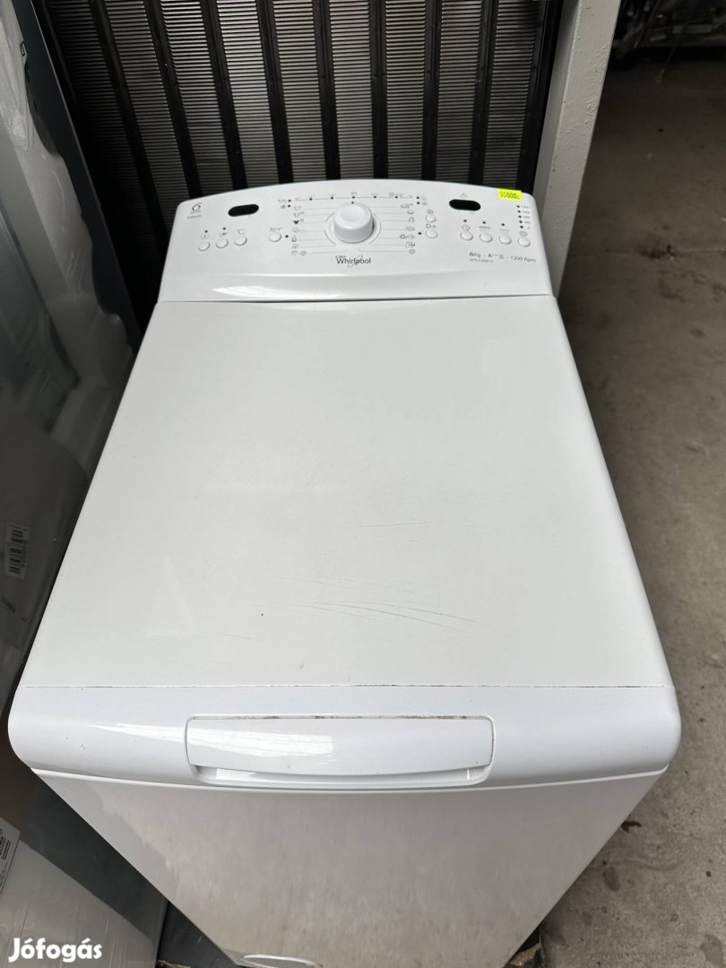 Whirlpool WTLS66812 felültöltős mosógép 6kg 1200' centri 2 kijelző