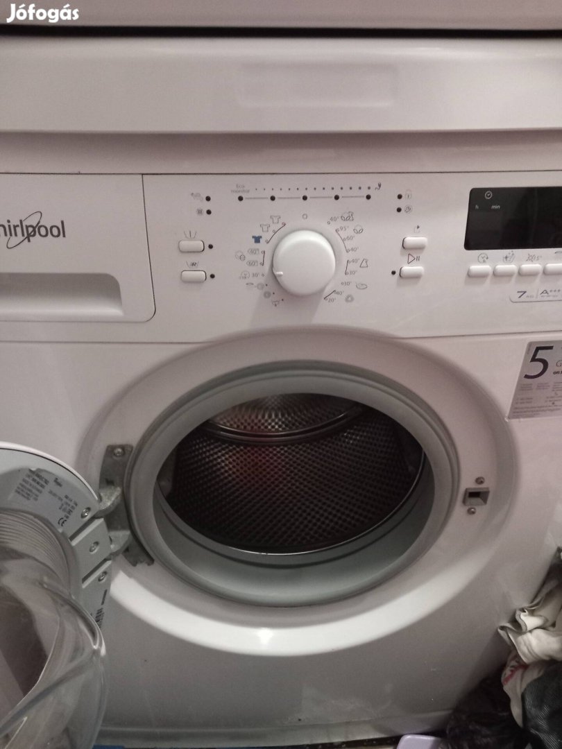 Whirlpool elöltöltős mosógép: 7kg - Awo/C 7321