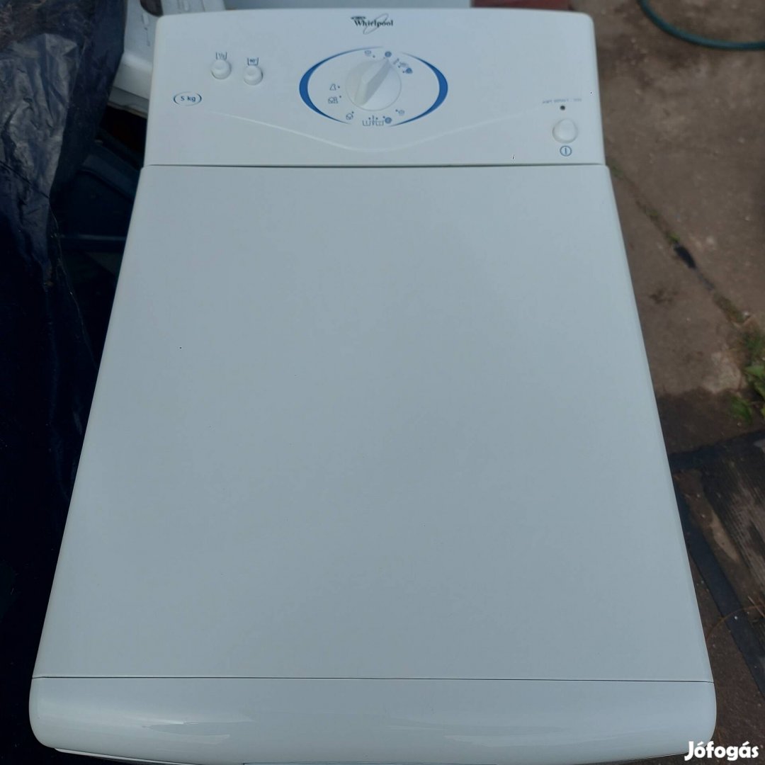 Whirlpool felültöltős 5kg-os mosógép garanciával eladó