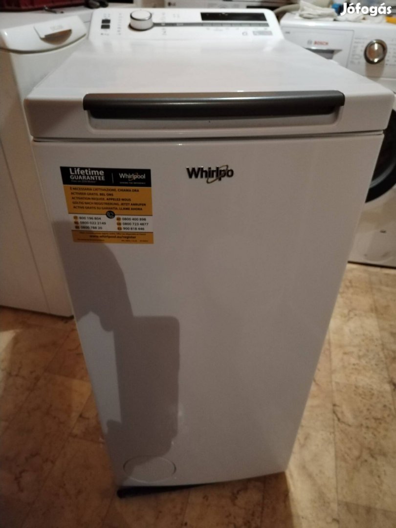 Whirlpool felültöltős extra halk mosógép eladó 