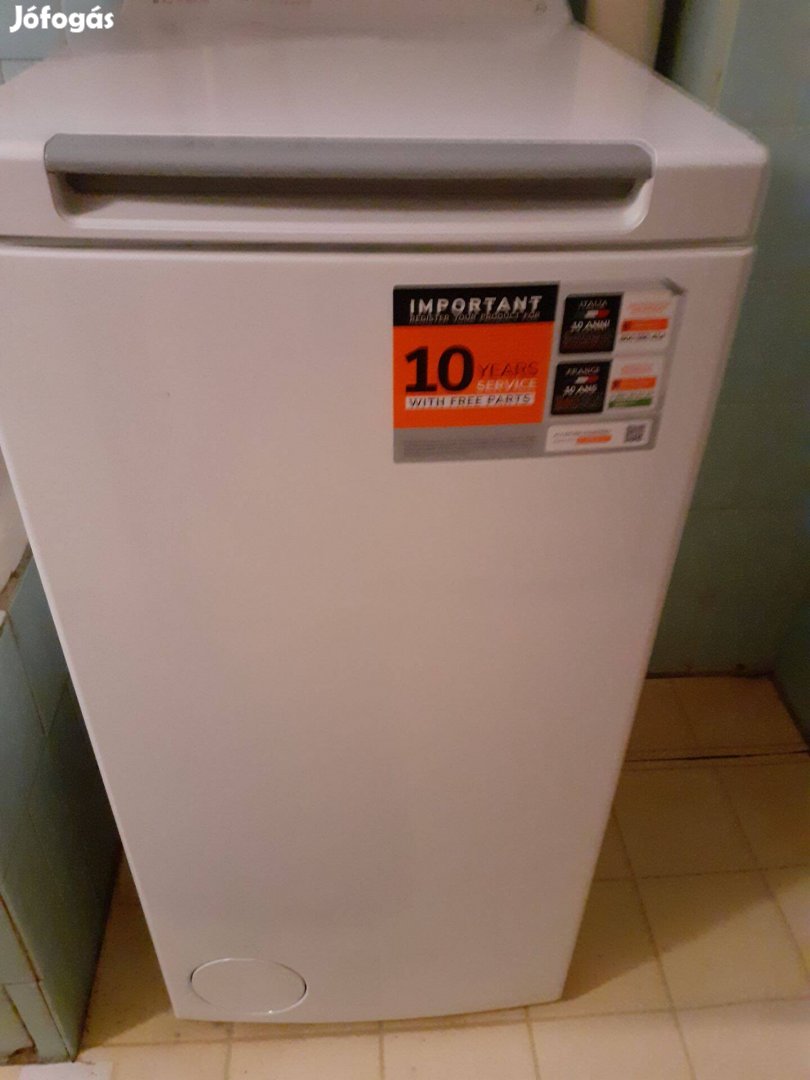 Whirlpool felültöltős mosógép, 1 éves