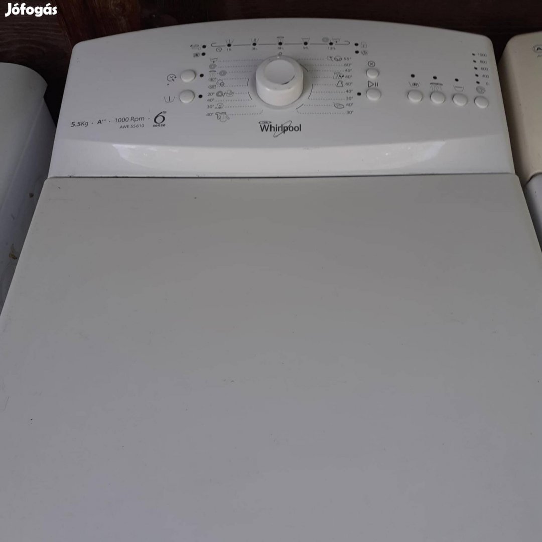 Whirlpool felültöltős mosógép eladó 