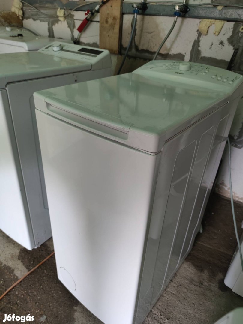 Whirlpool felültöltős mosógép hibátlan garancia 