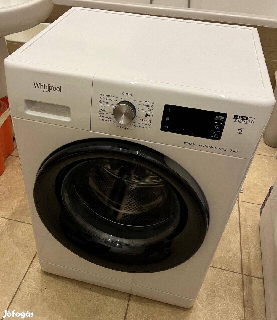 Whirlpool használatlan automata mosógép elhalálozás miatt olcsón eladó
