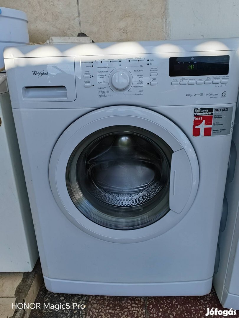 Whirlpool keskeny 6kg mosógép A+++