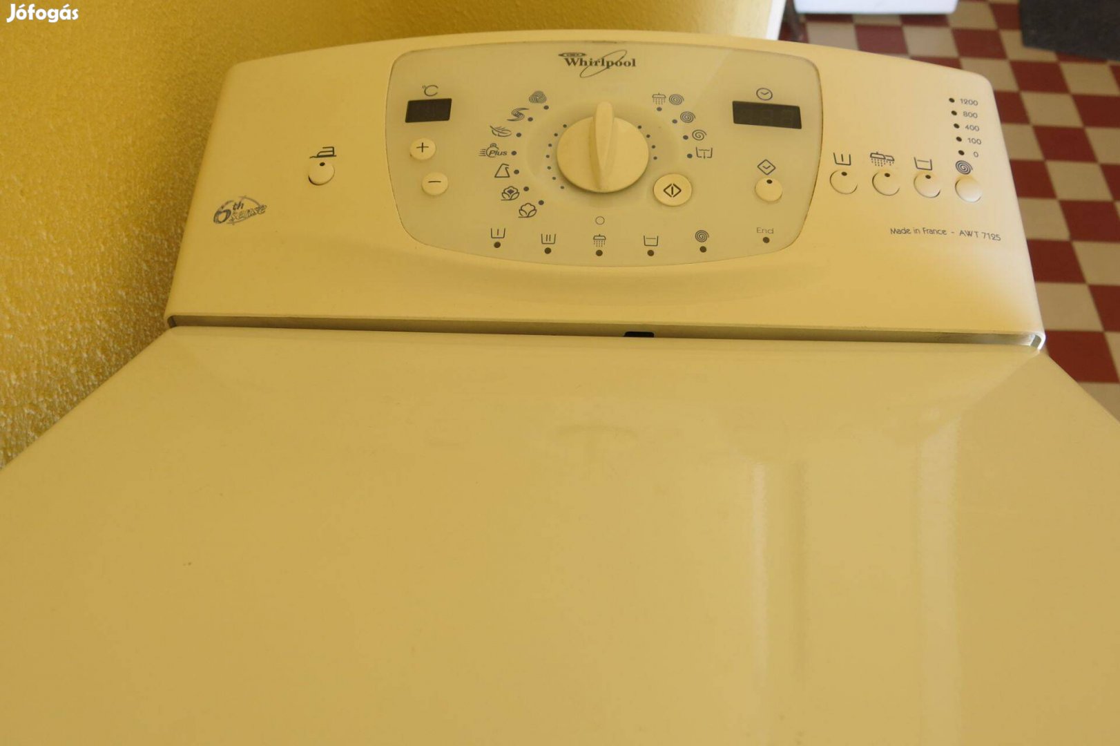 Whirpool AWT 7125 felültöltős mosógép