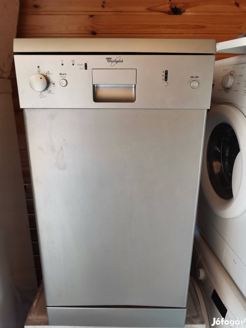 Whirpool inox 9 terítékes mosogatógép 