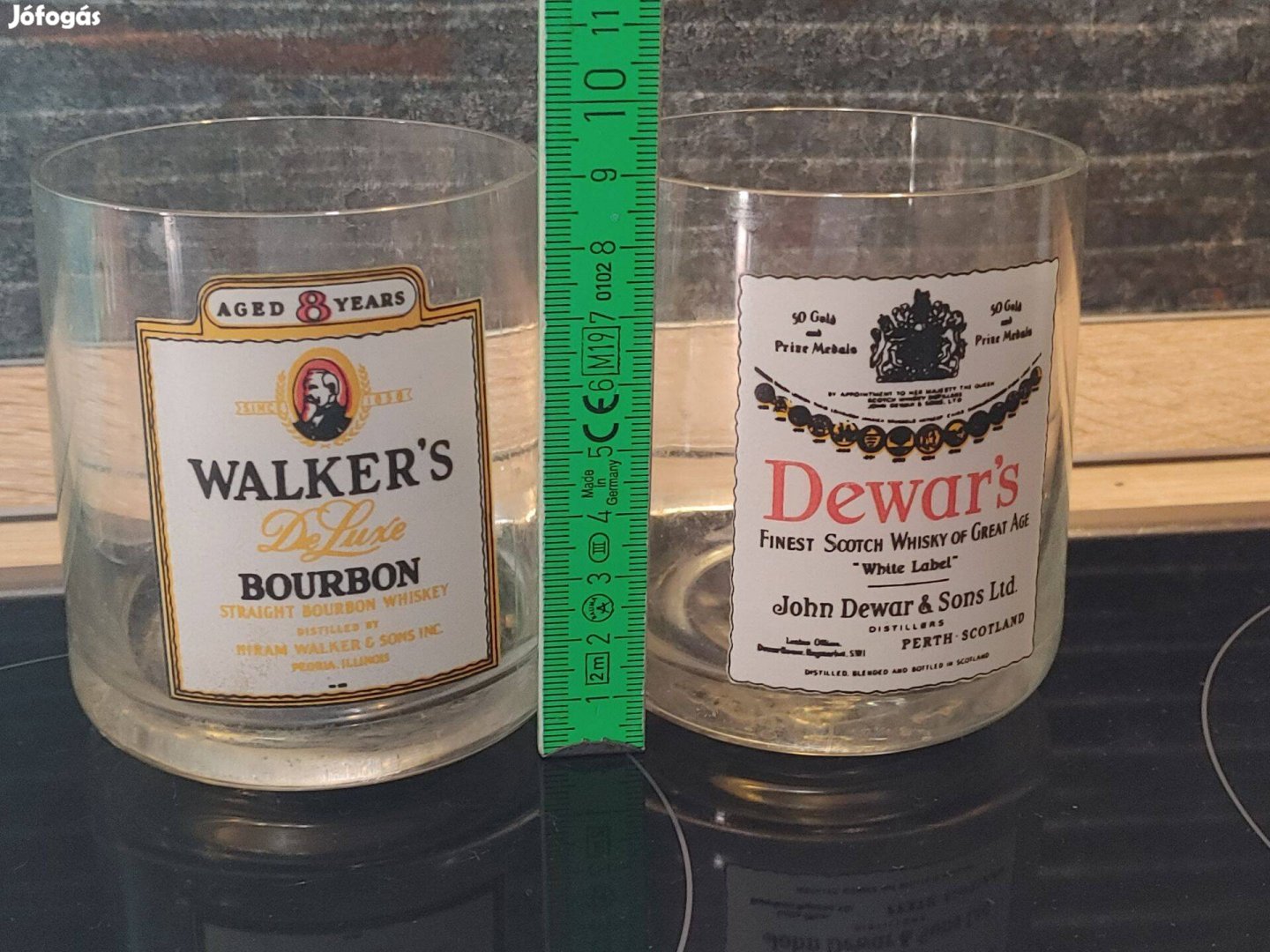 Whisky s poharak egyben párban Dewars Walkers