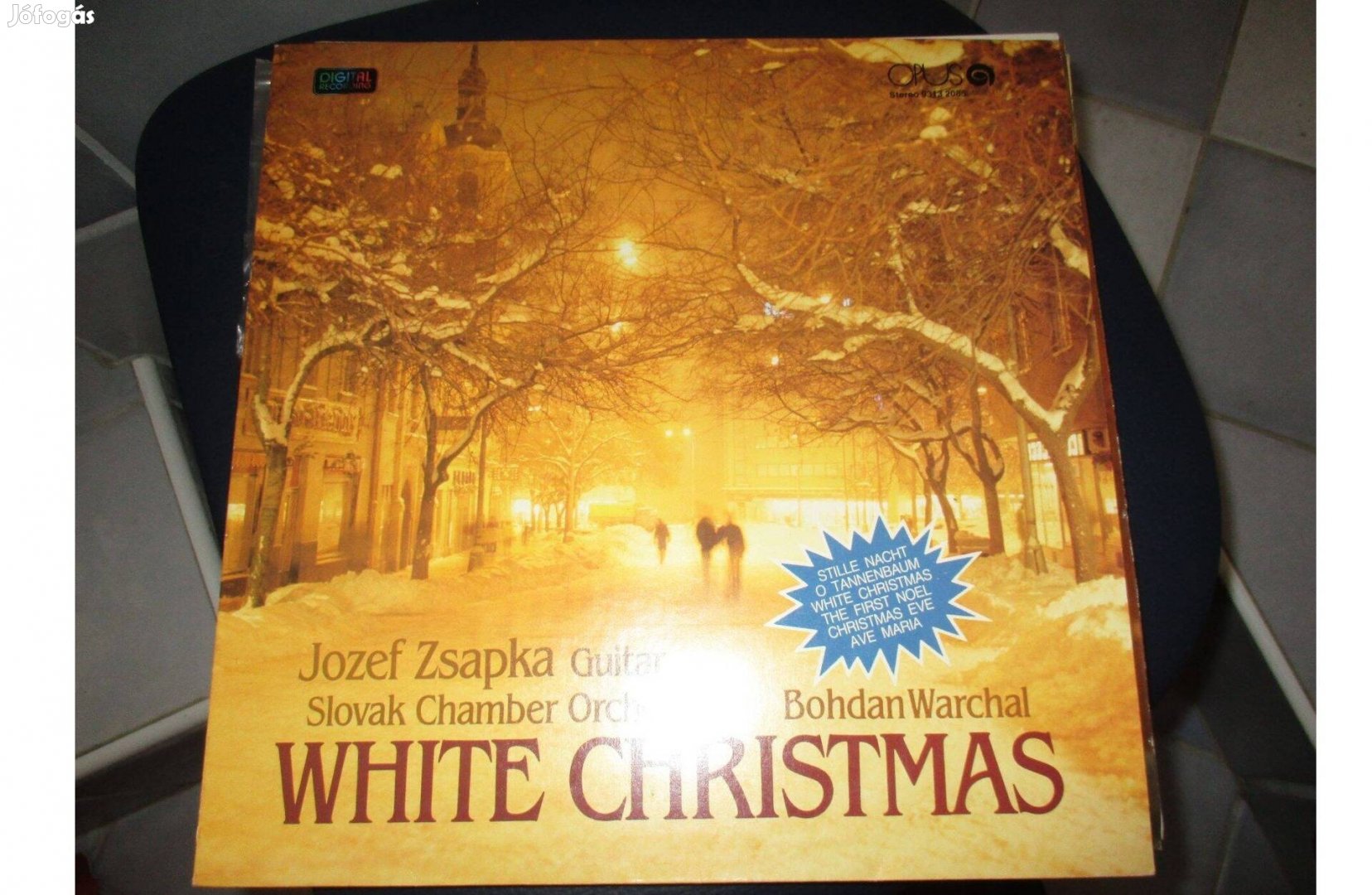 White Christmas bakelit hanglemez eladó