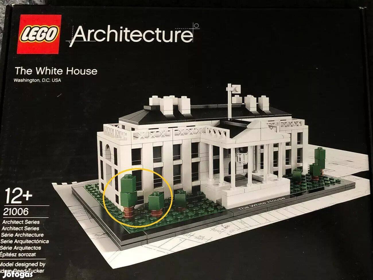 White House (21006), bontott, doboz nélkül, útmutató nélkül