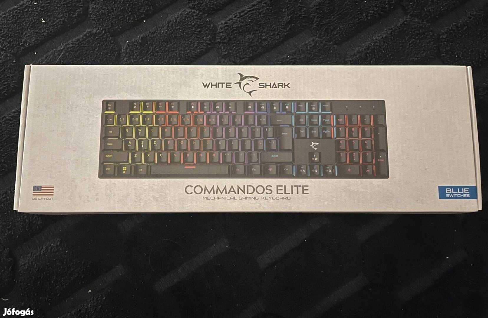 White Shark Commandos Elite Bontatlan Gaming Billentyűzet