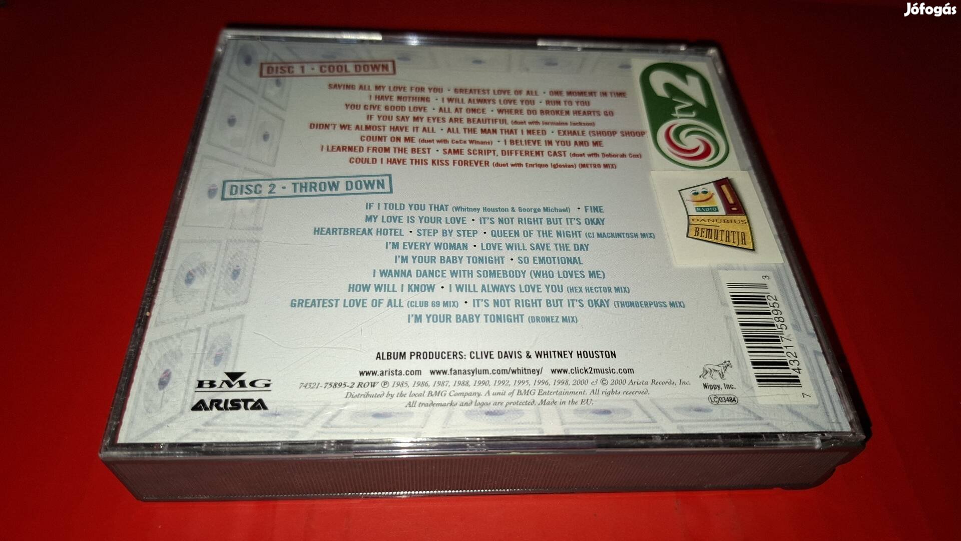 Whitney Houston Greatest hits dupla Cd box 2000