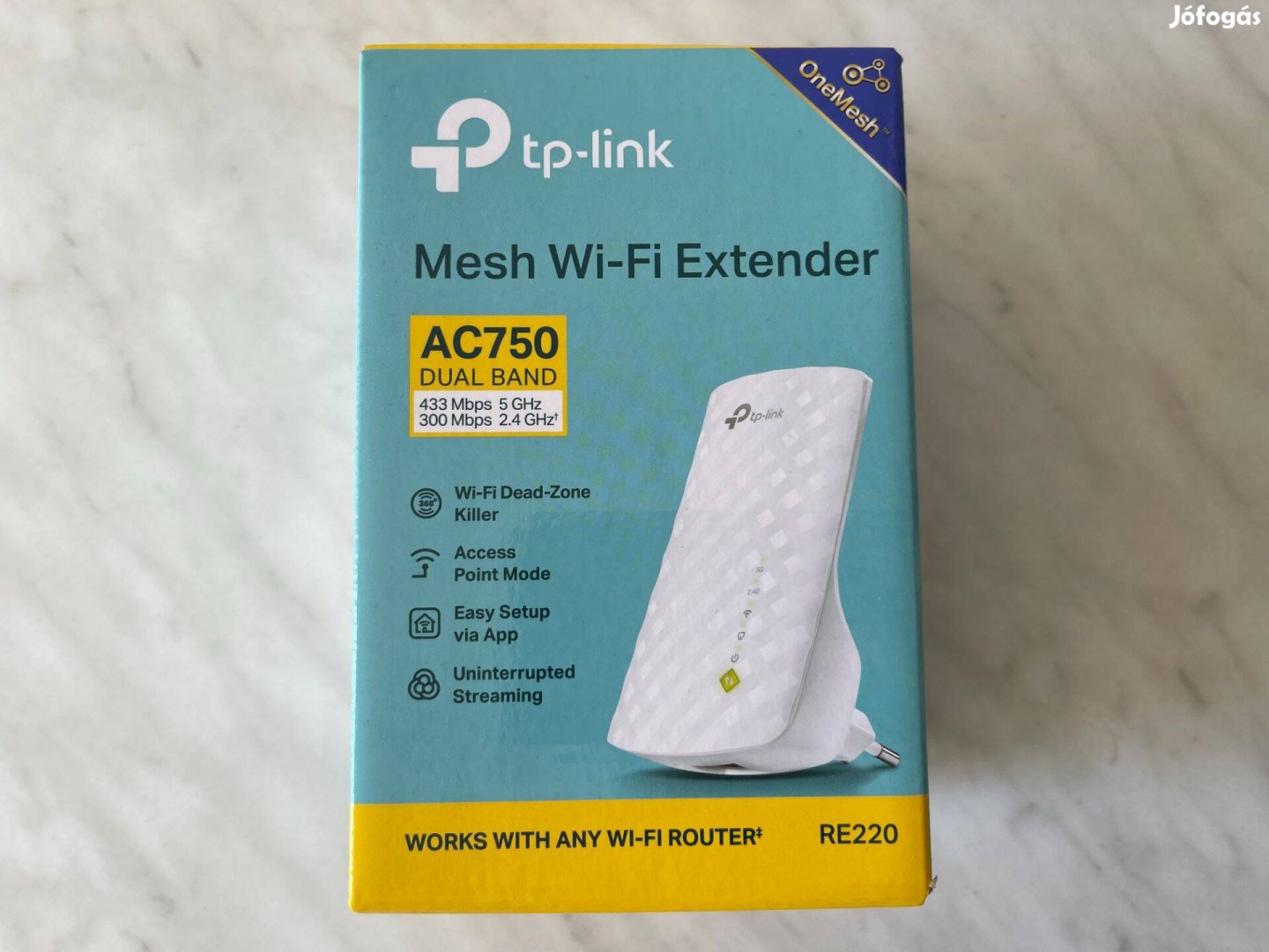 Wi-Fi jelerősítő TP-Link RE220 AC750