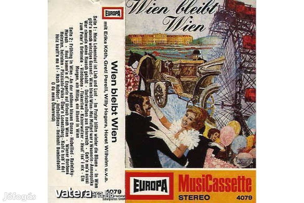 Wien bleibt Wien - Hangulatos békebeli bécsi zene kazetta