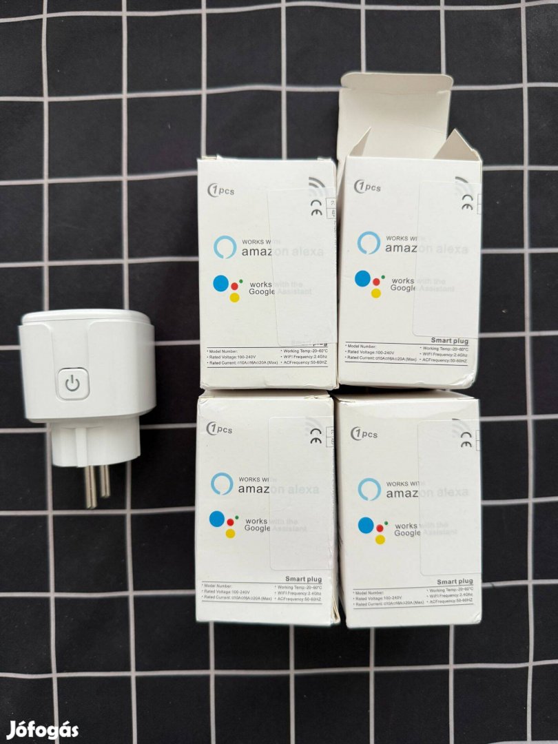 Wifi-s smart okoskonnektor,dugalj Tuya,Smart Home IOS Android 4db