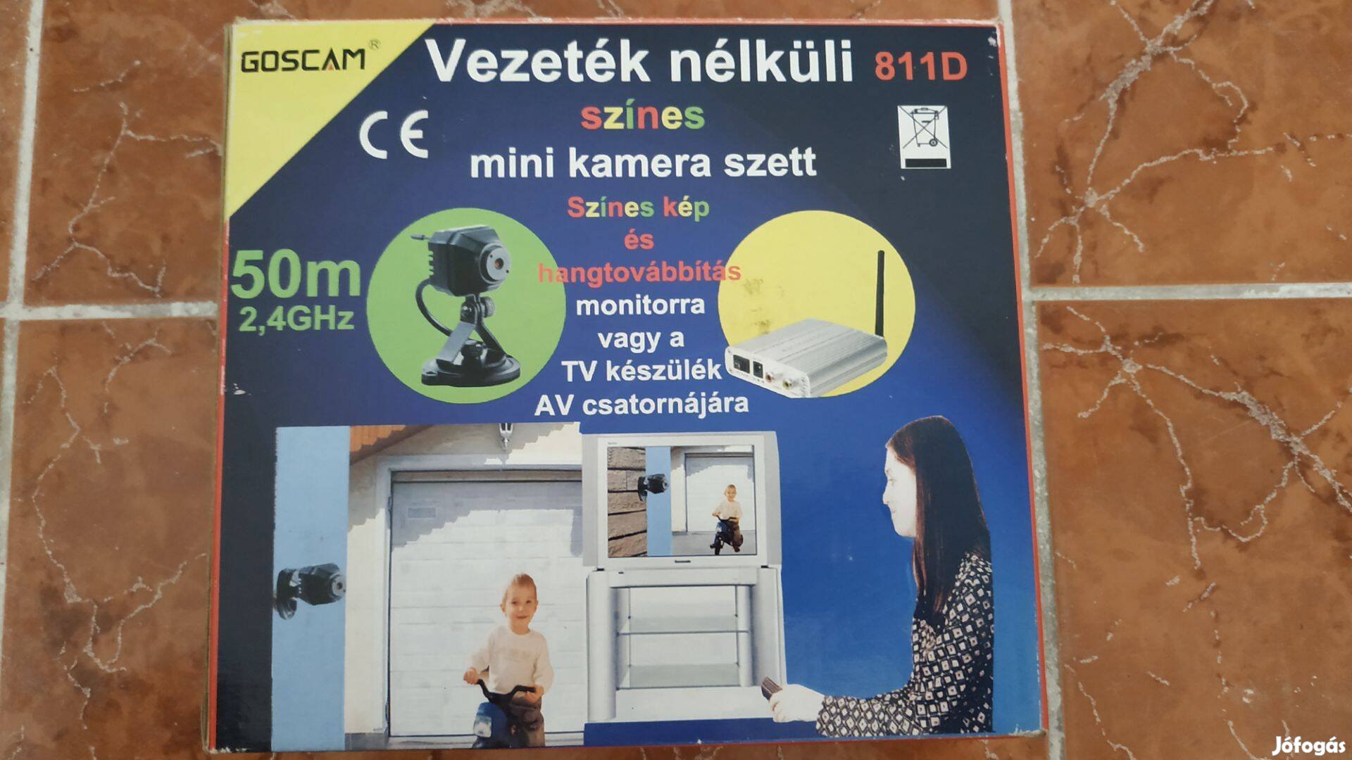 Wifi színes új mini kamera szett 2év szavatossággal